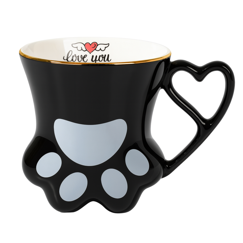 Taza Pata de Gato Kawaii
