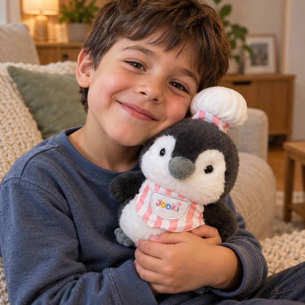 Peluche Pingüino Chef 25 cm