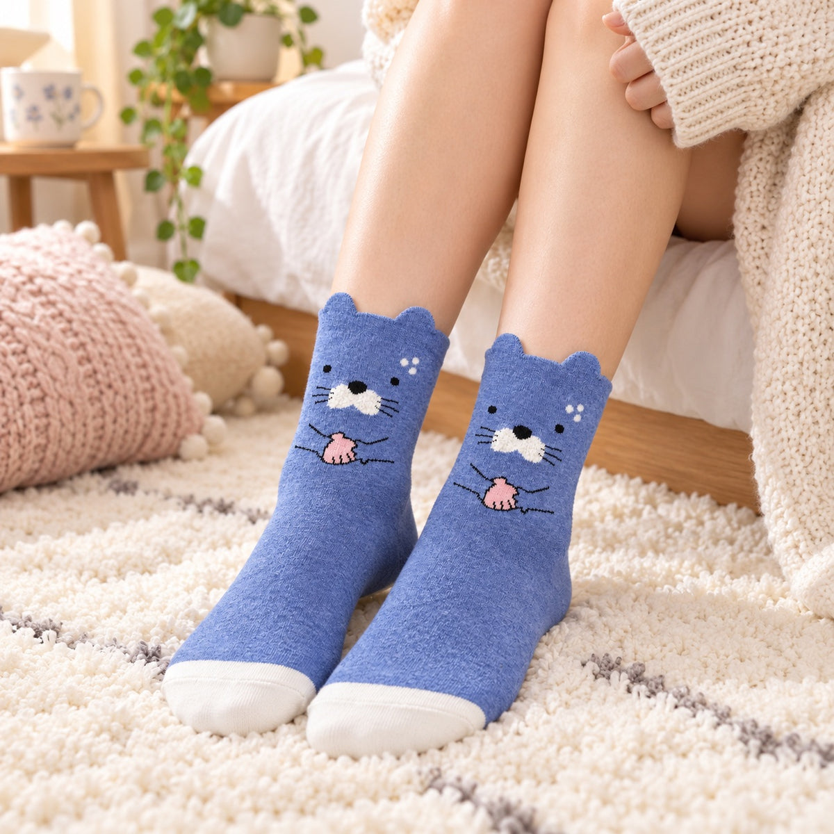 Calcetas Nutria Kawaii