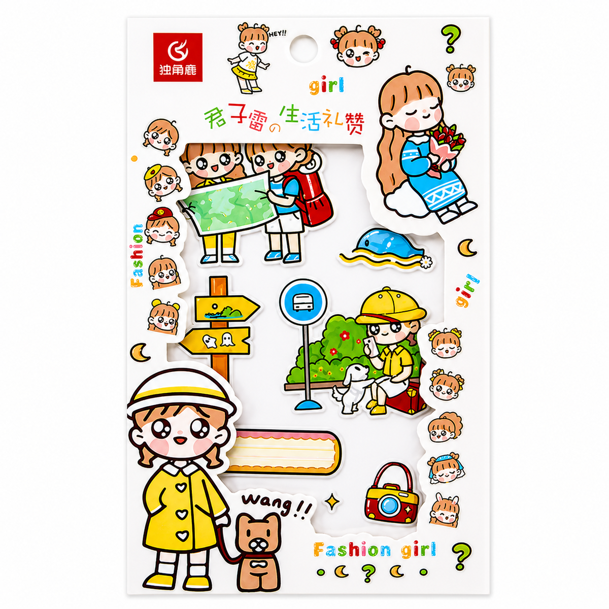 Stickers Niñita Kawaii