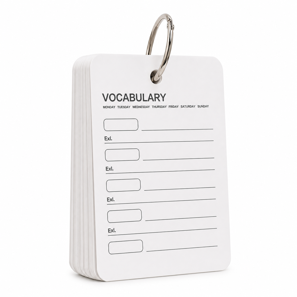 Tarjetas de Vocabulario