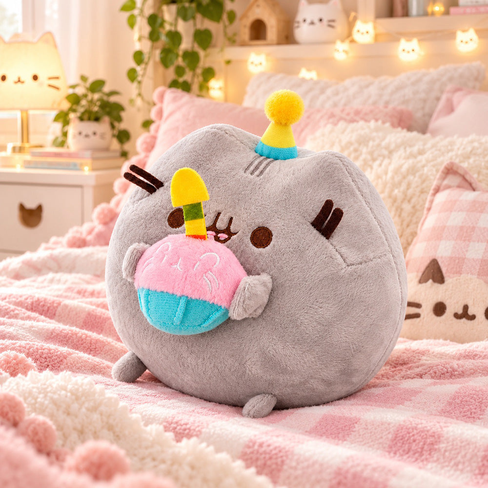 Peluche Gato Pusheen Birthday 14 cm