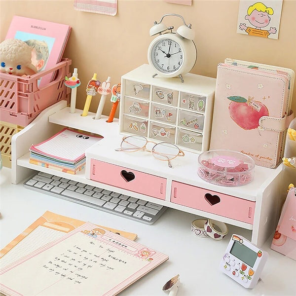 Organizador escritorio corazones