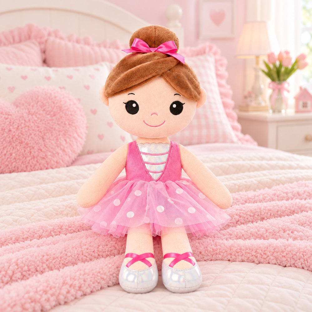 Peluche Muñeca Bailarina Rosa 40 cm