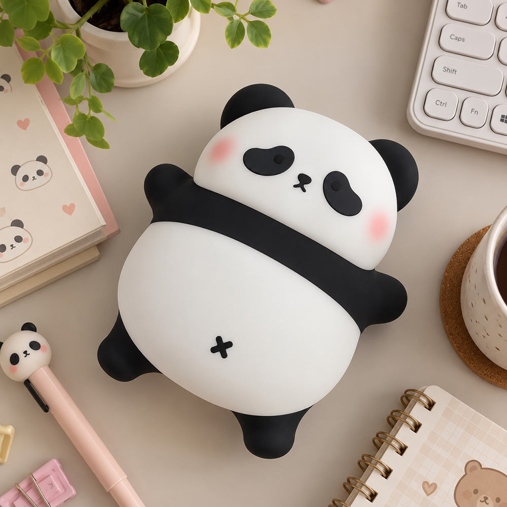 Lámpara espanta cuco Panda Pancita kawaii LED recargable - foto 3