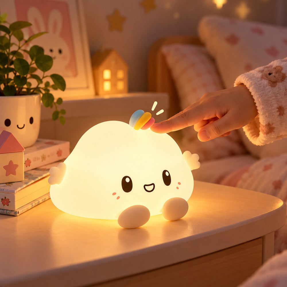 Lámpara espanta cuco Nube kawaii LED recargable - foto 4
