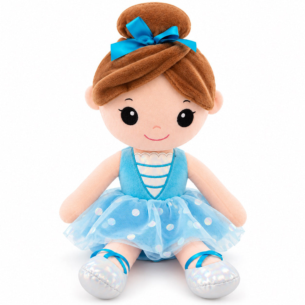 Peluche Muñeca Bailarina Celeste 40 cm