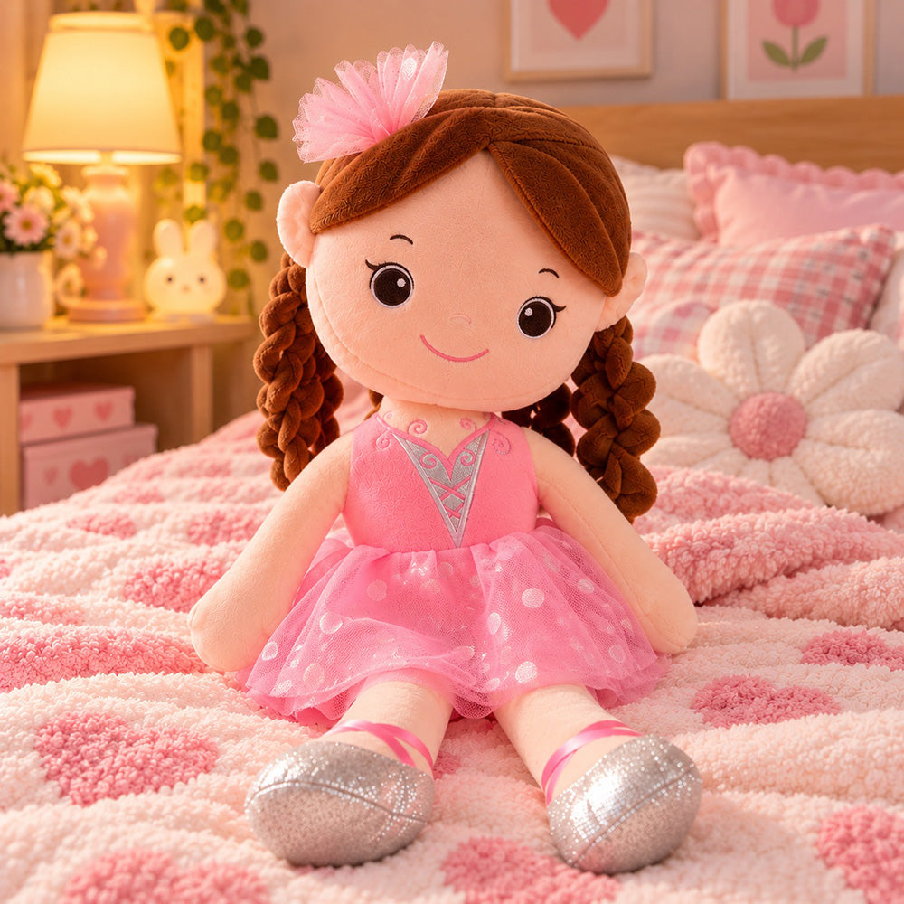 Peluche Muñeca Bailarina con Sonido 40 cm