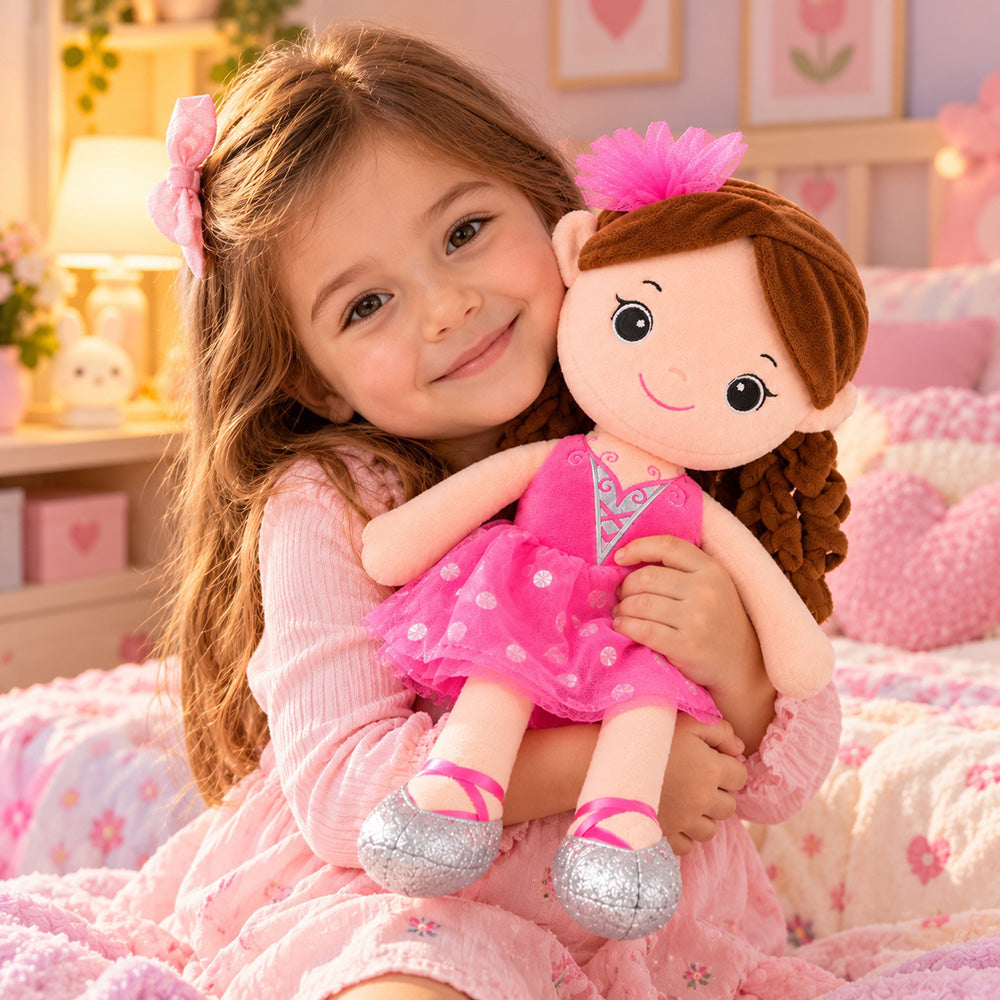 Peluche Muñeca Bailarina con Sonido 40 cm
