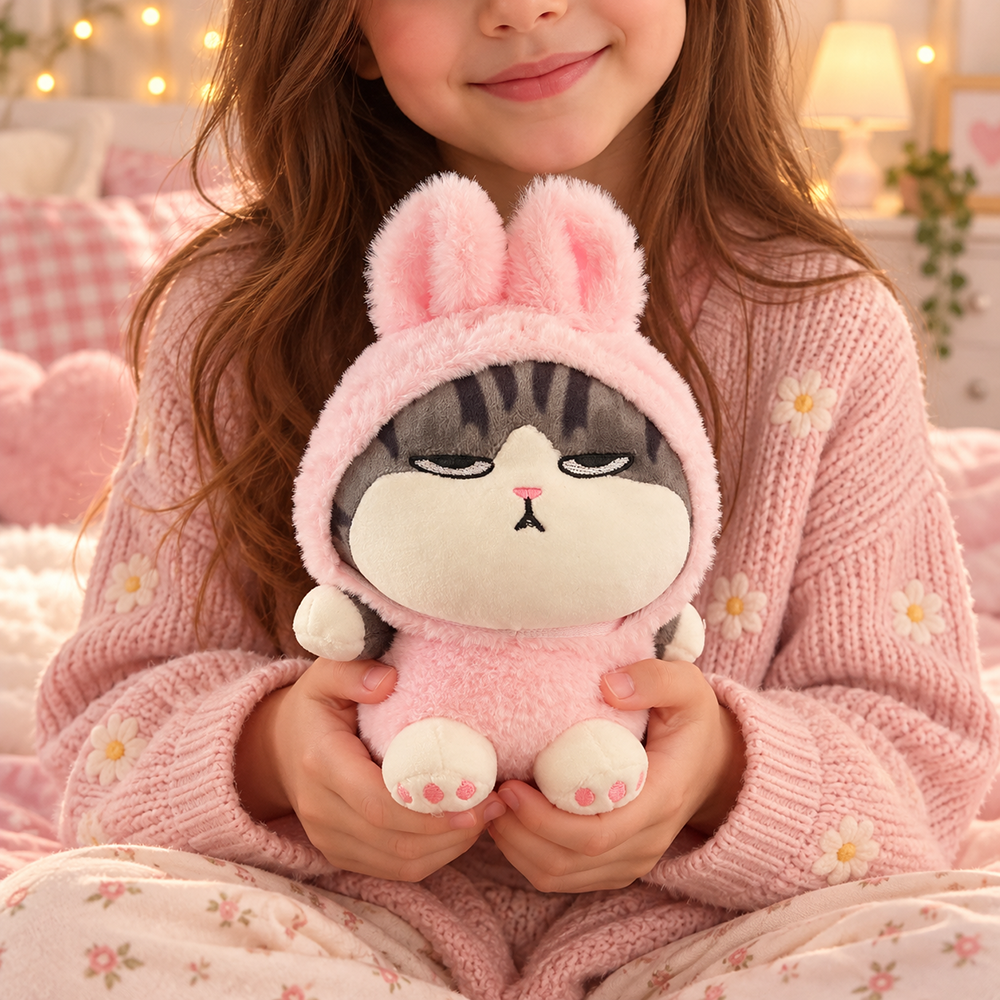 Peluche Gato Conejito 20 cm