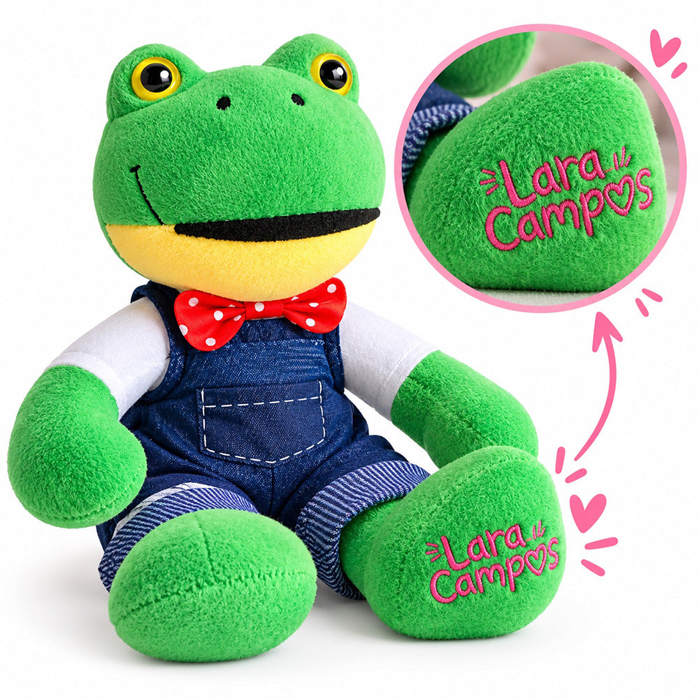 Peluche Rana Lara Campos 25 cm