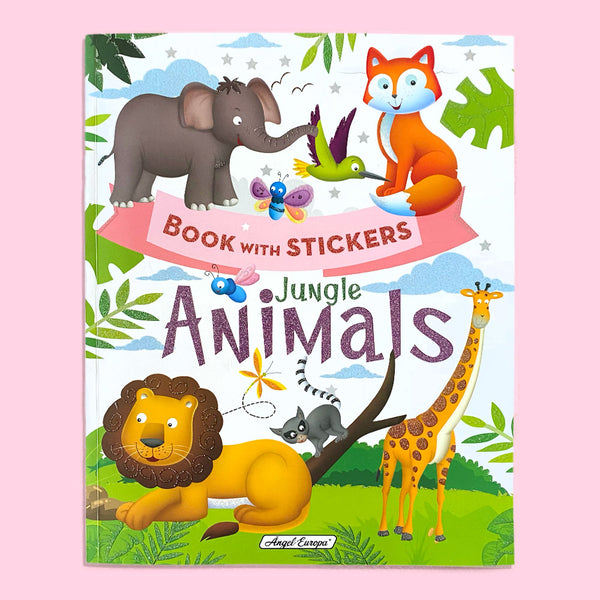 Libro de la jungla con stickers