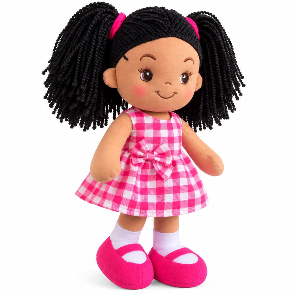 Peluche Muñeca de Trapo con Sonido 40 cm