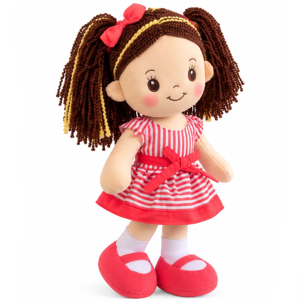 Peluche Muñeca de Trapo con Sonido 40 cm