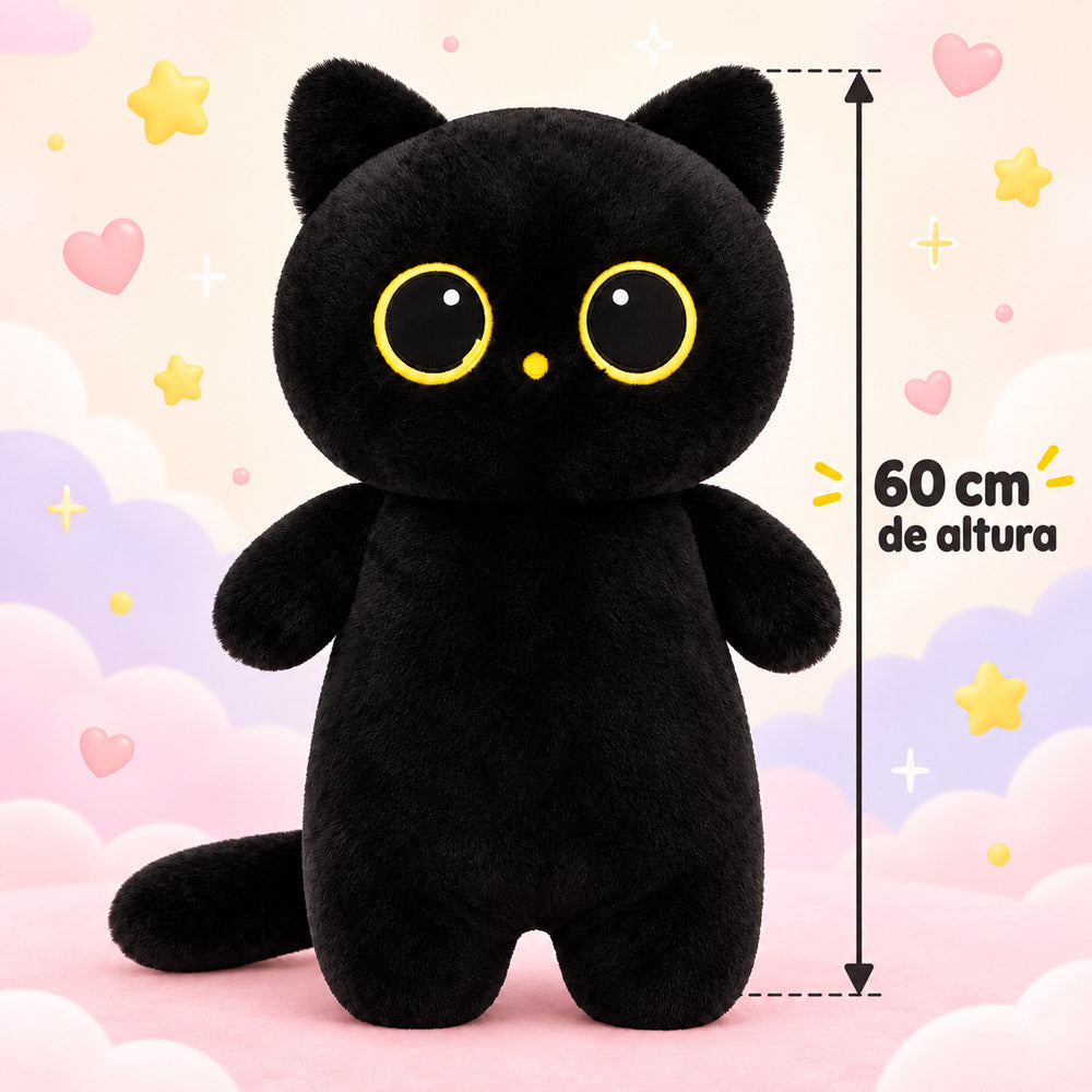 Peluche Gato Negro 60 cm