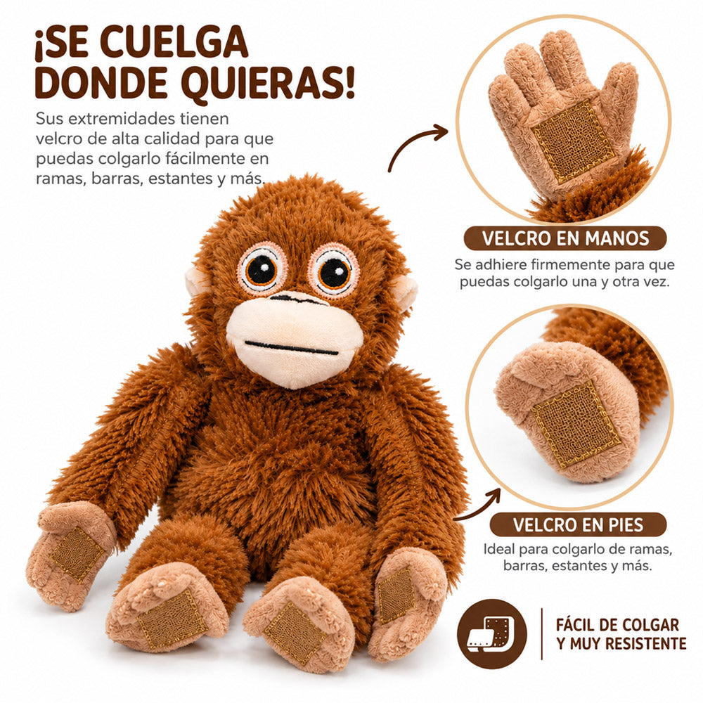 Peluche Mono Orangután 38 cm