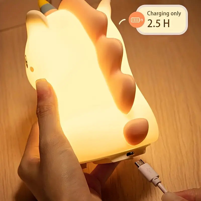 Lámpara espanta cuco Unicornio kawaii LED recargable - foto 4