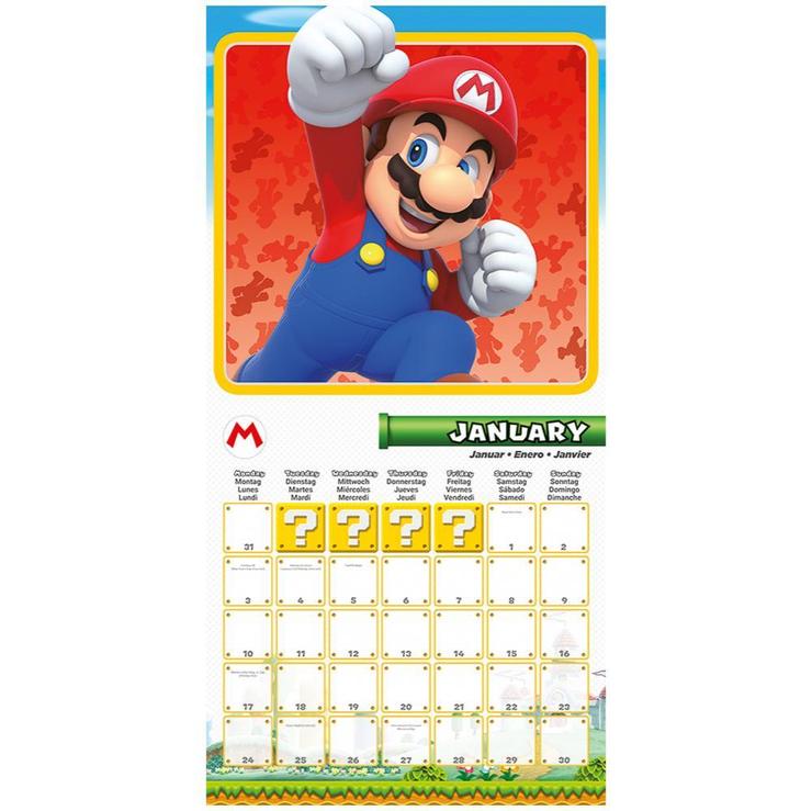 Calendario Super Mario 2022