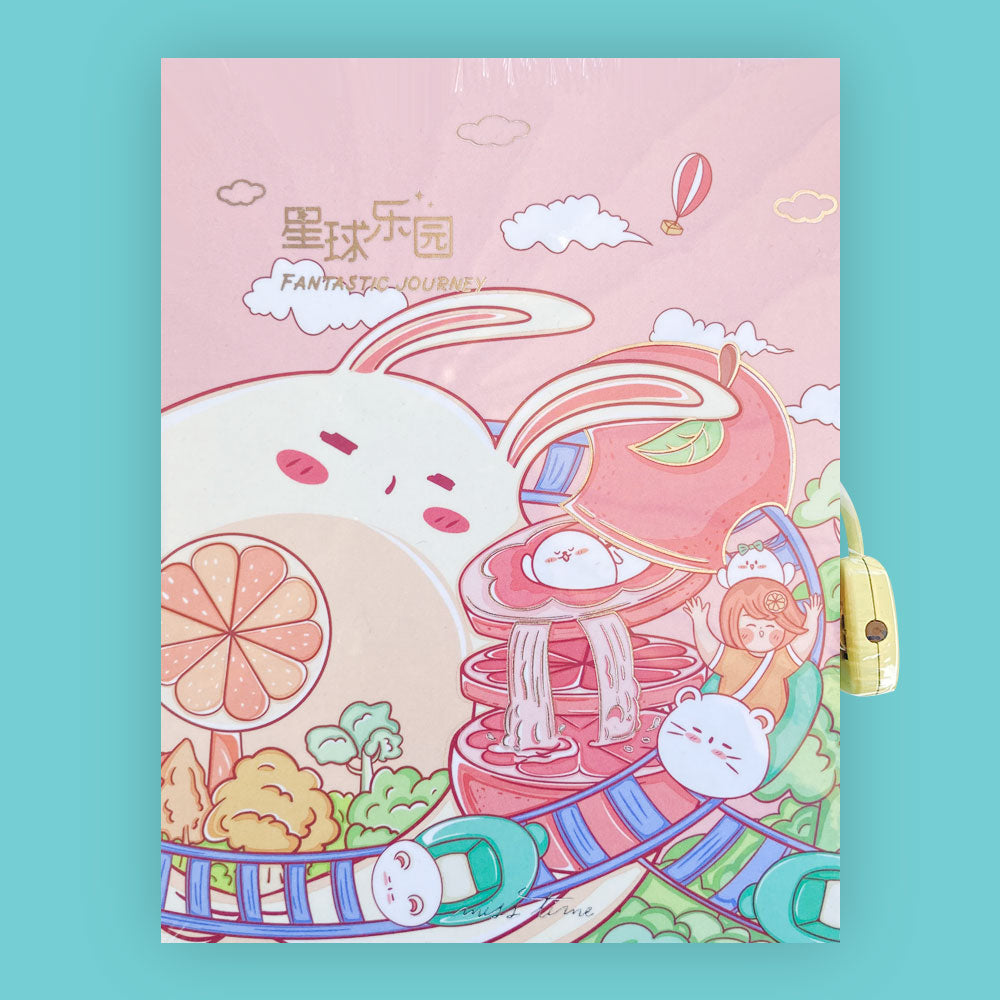 Planificador kawaii c/candado