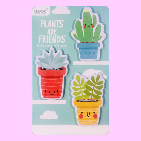 Post it Cactus Friends