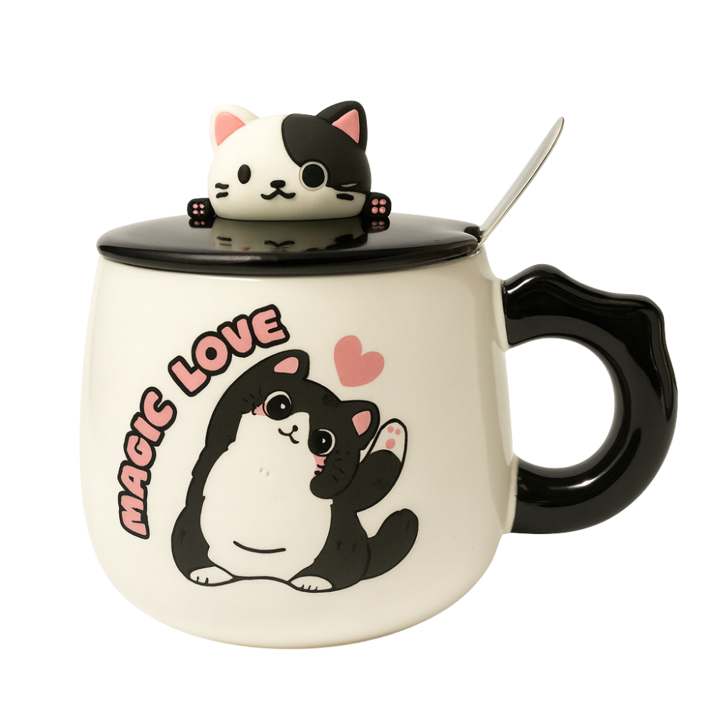 Tazón gato kawaii