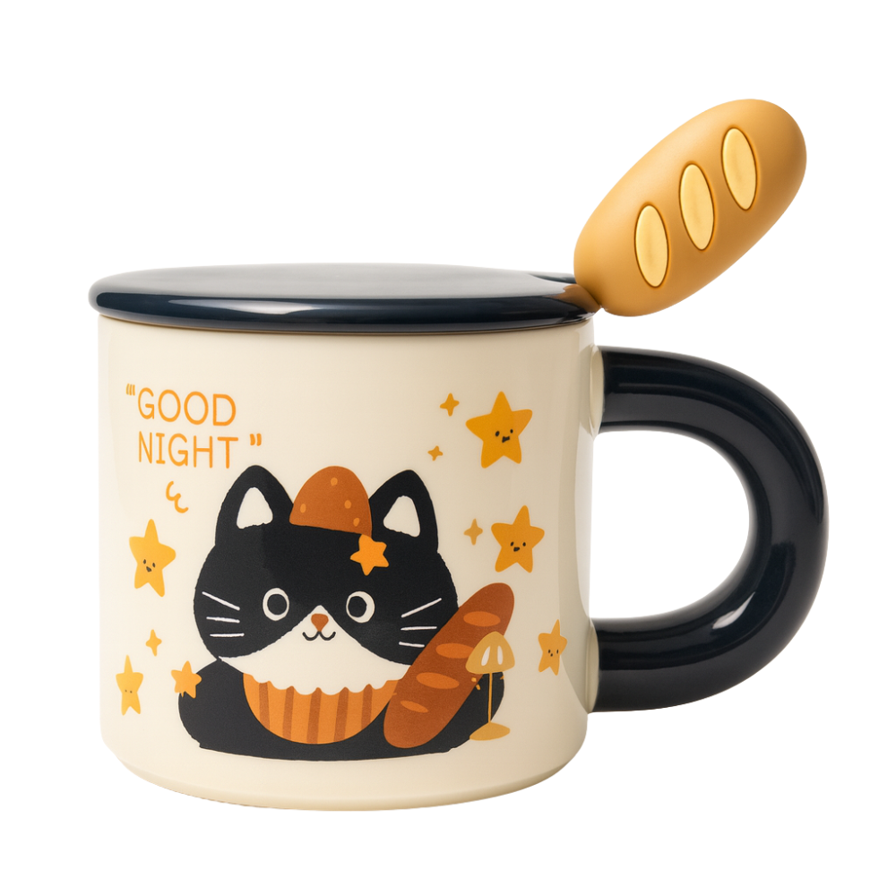 Tazón gato panadero