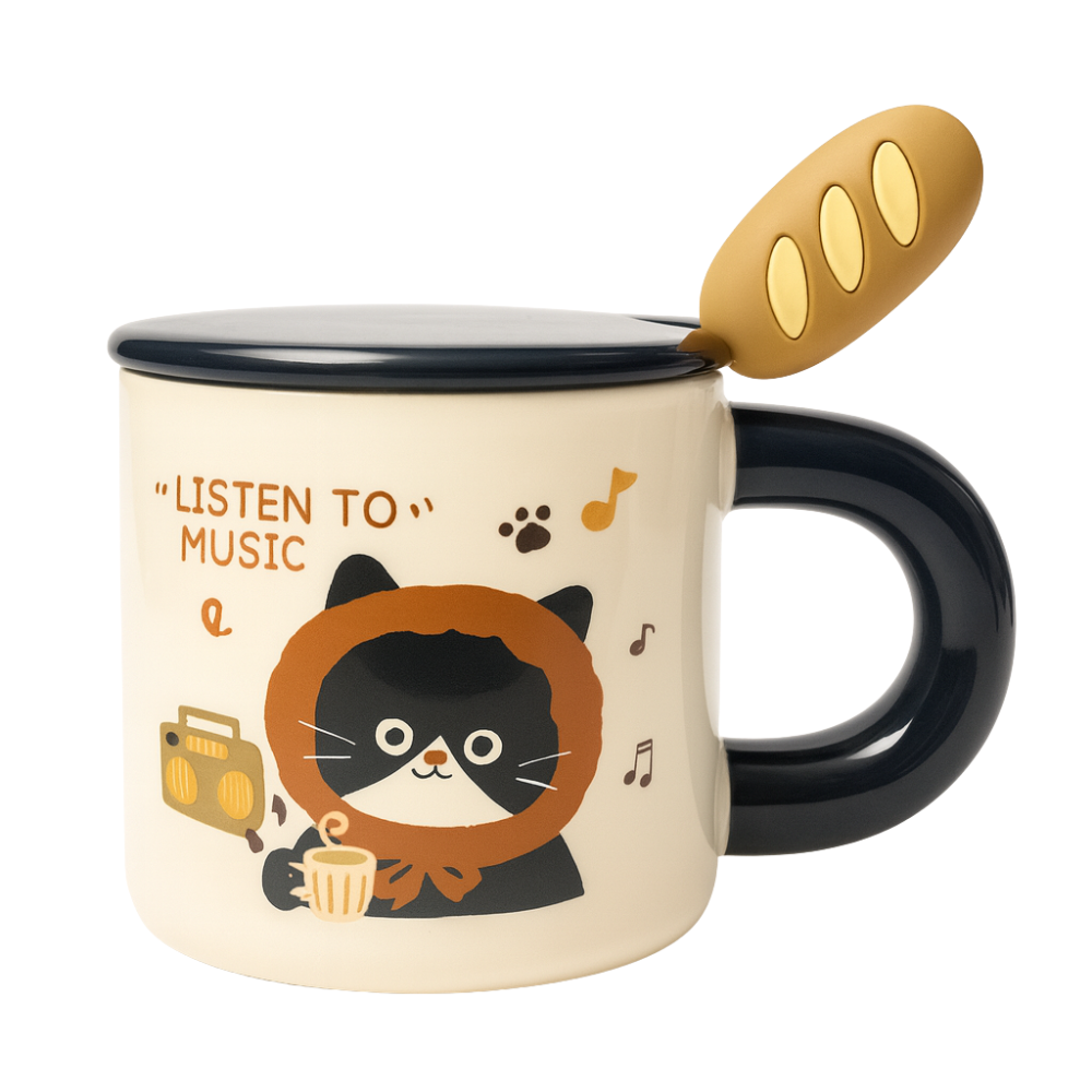 Tazón gato panadero