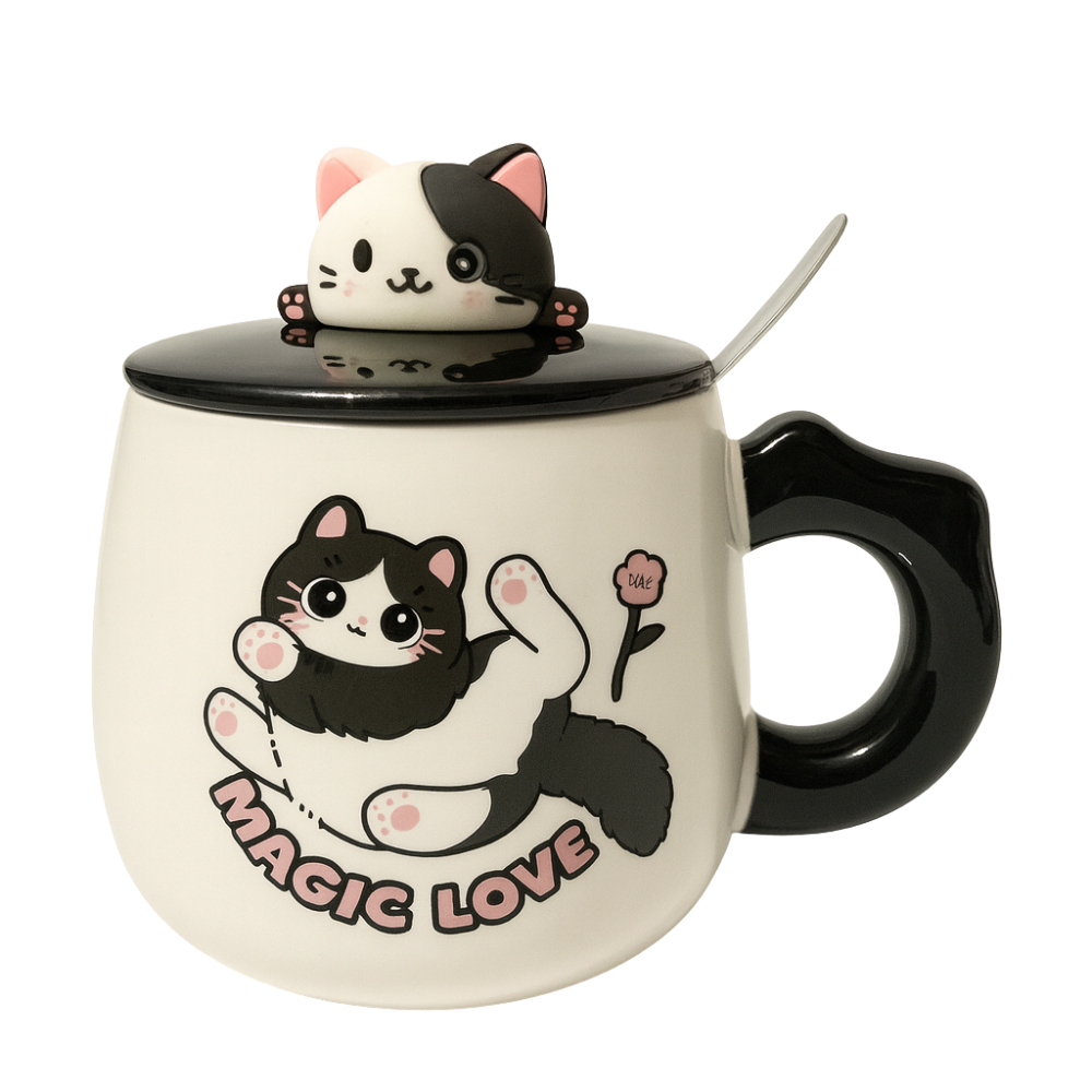 Tazón gato kawaii