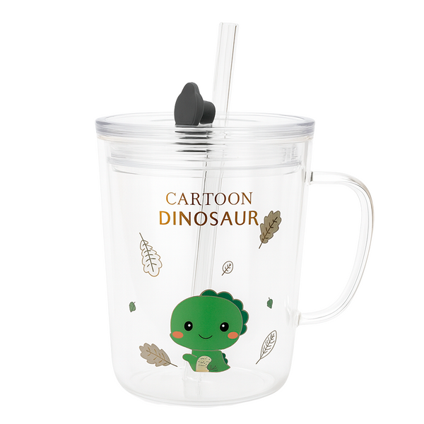 Tazón dinosaurio vidrio