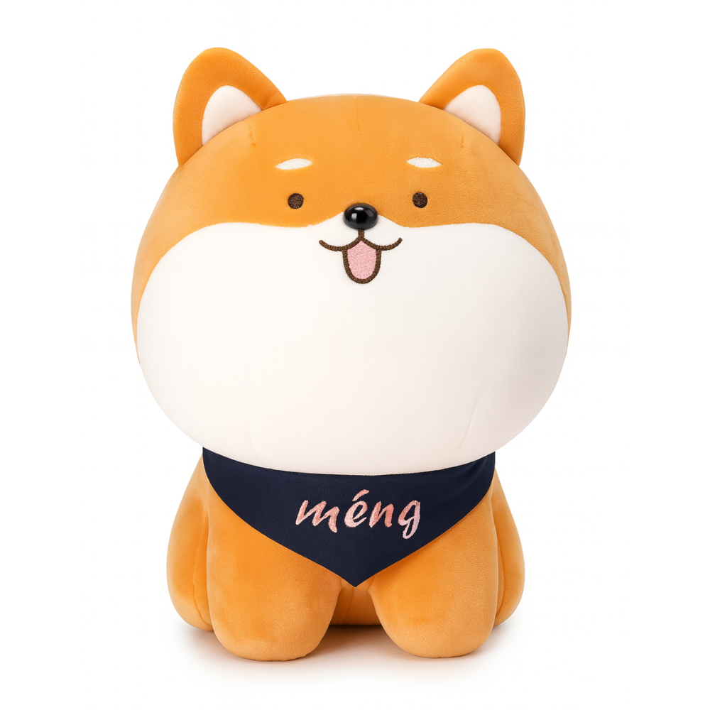 Peluche perro shiba cabezón