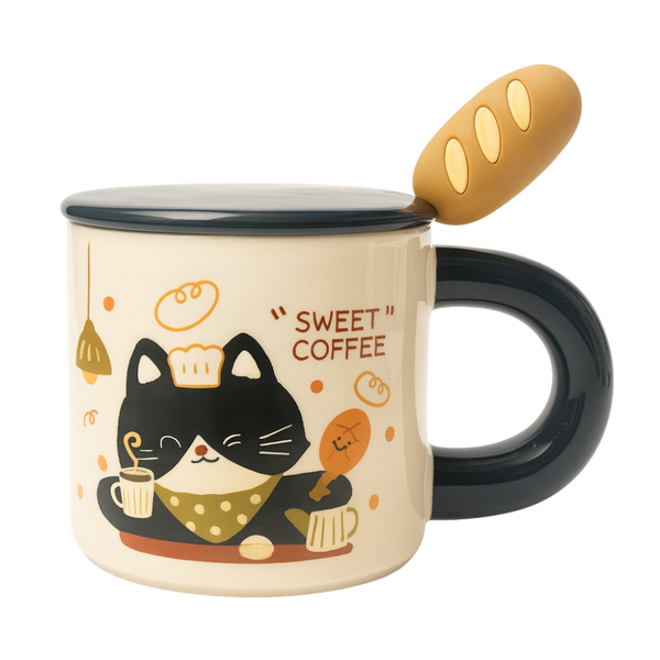 Tazón gato panadero