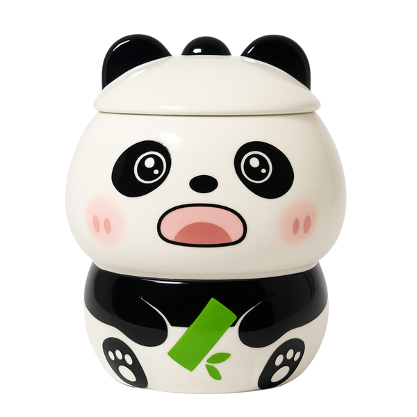 Tazón panda con cucharita