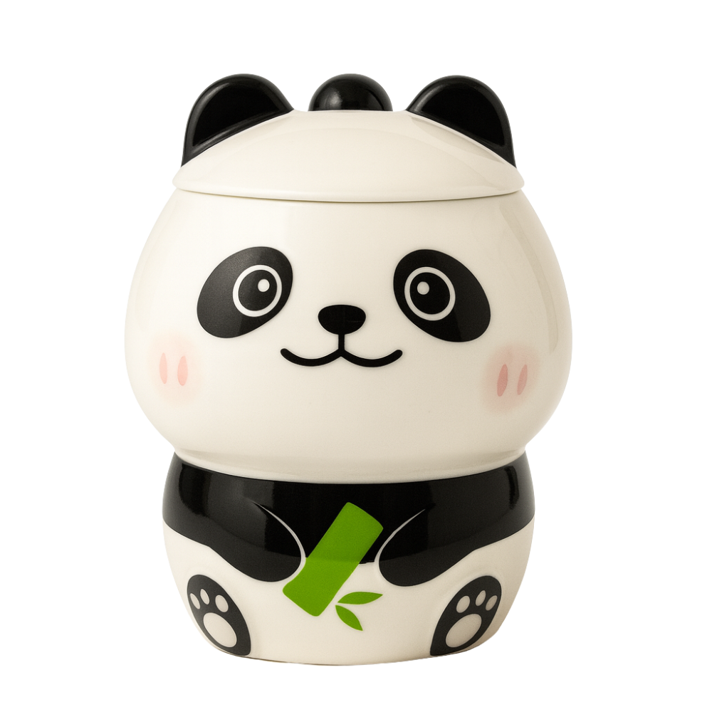 Tazón panda con cucharita