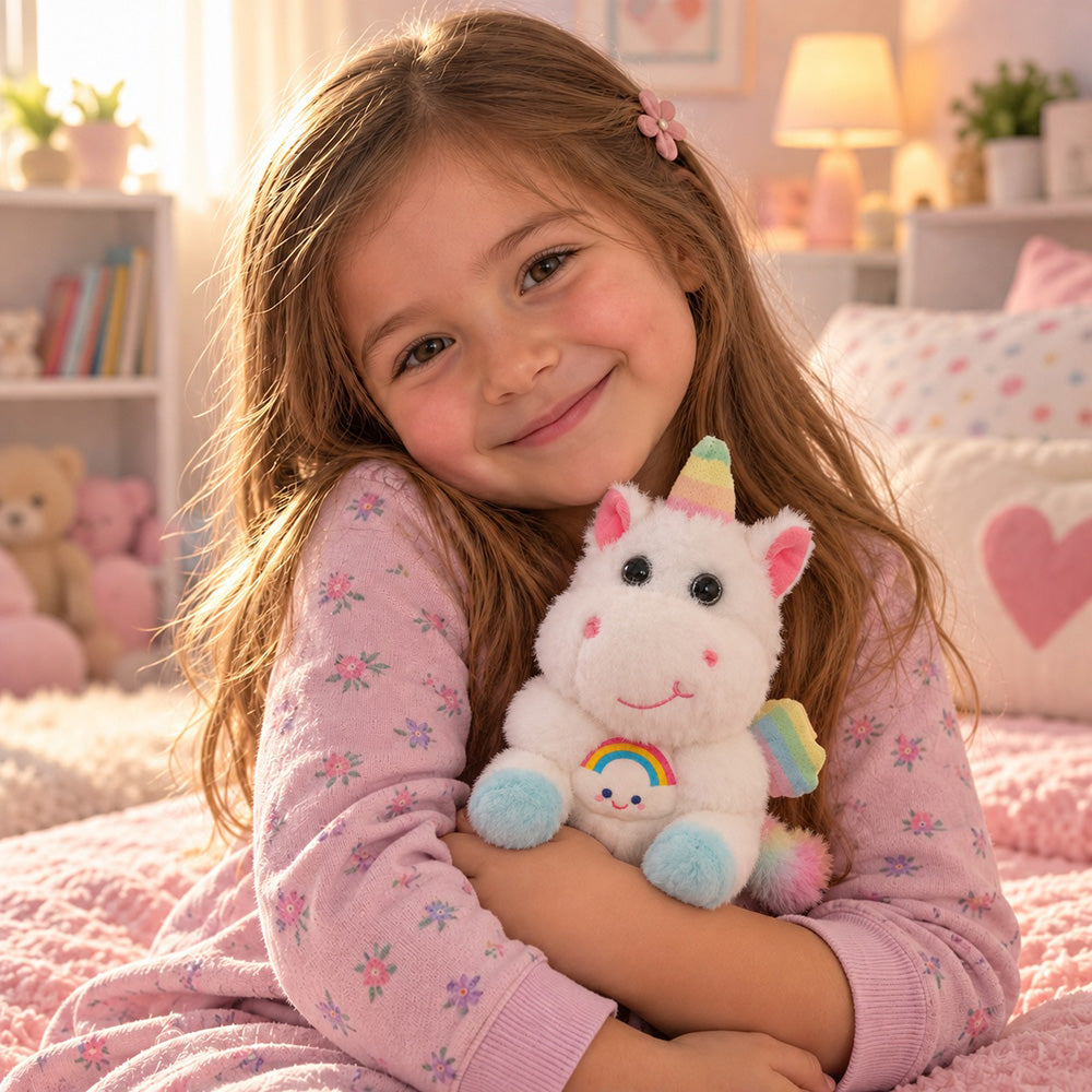 Peluche Unicornio Arcoíris 25 cm