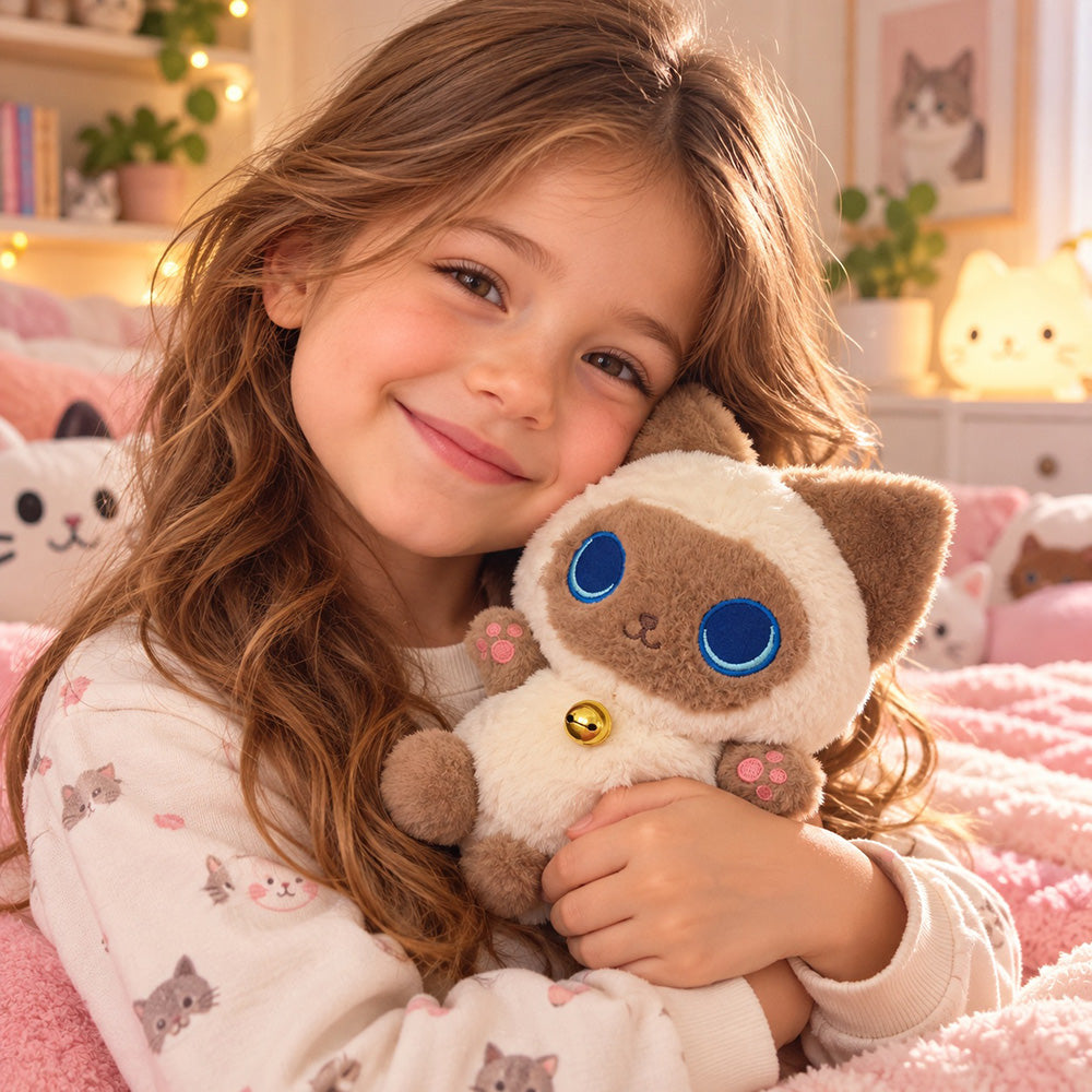 Peluche Gato Siamés 20 cm