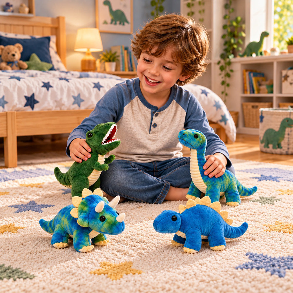 Peluches Dinosaurio - Pack 4 unidades