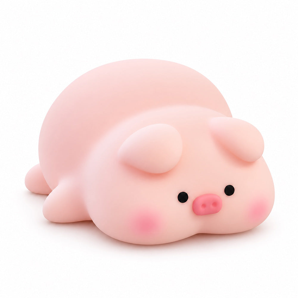 Lámpara espanta cuco Cerdito Dormilón kawaii LED recargable