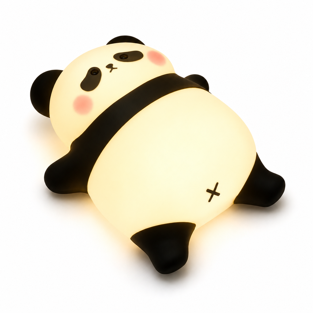 Lámpara Panda Acostado Kawaii LED Infantil
