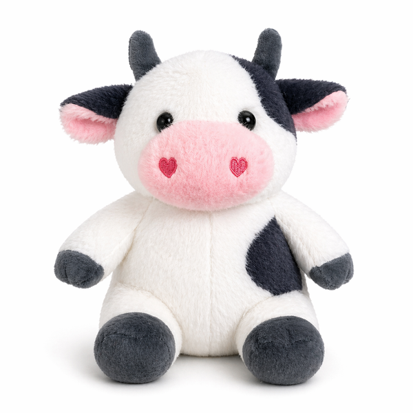 Peluche Vaquita Kawaii Suave y Adorable