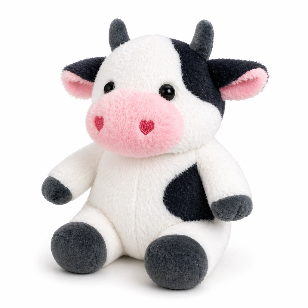 Peluche Vaquita Kawaii Suave y Adorable
