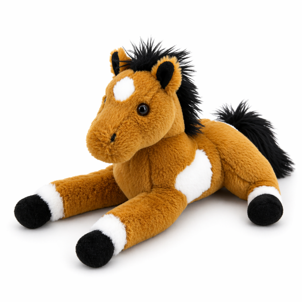 Peluche Caballito con Sonido para Niños (con manchas)