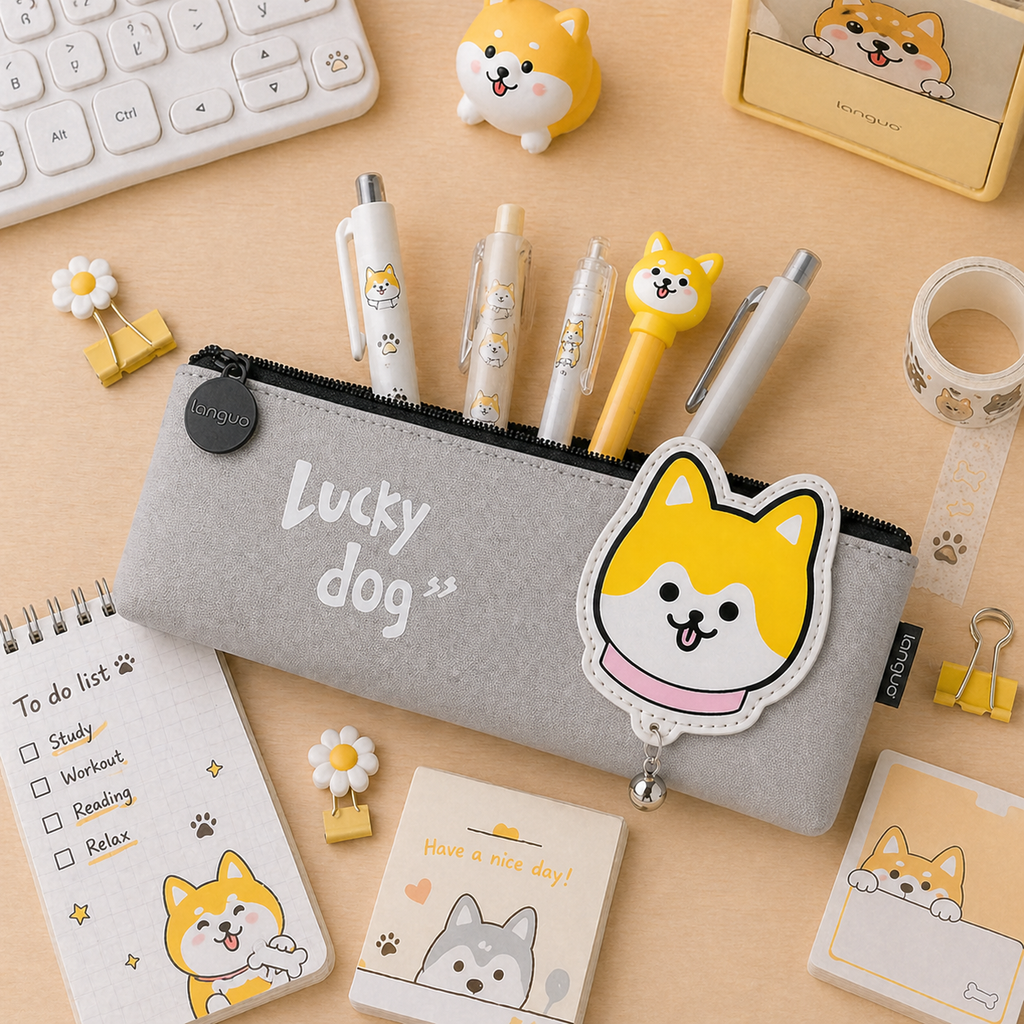 Estuche Perro Lucky Dog Kawaii