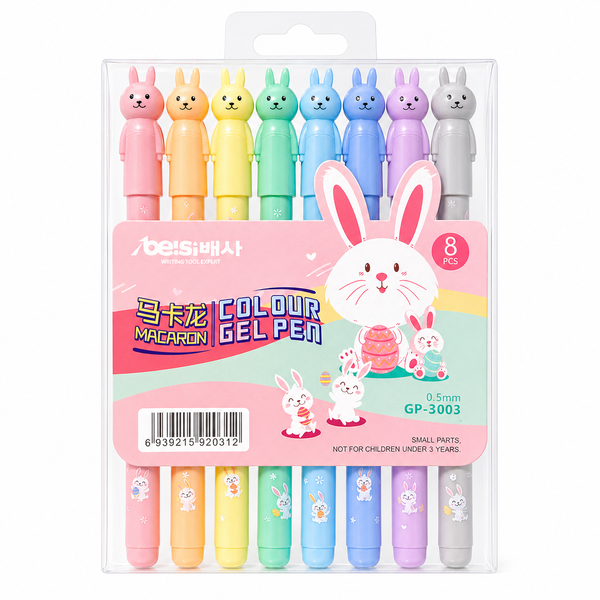 Set de Lápices Gel Kawaii Conejito