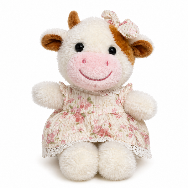 Peluche Vaquita con Vestido