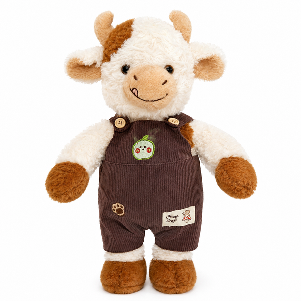 Peluche Vaquita con Overol