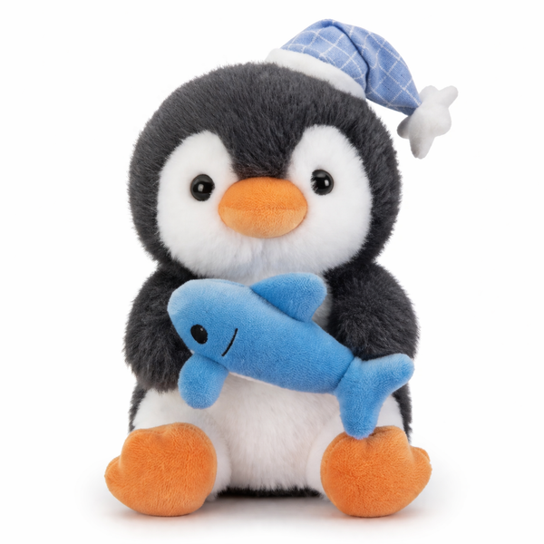 Peluche Pingüino Kawaii con Pececito