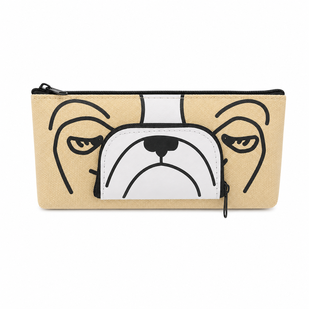 Estuche Bulldog Kawaii