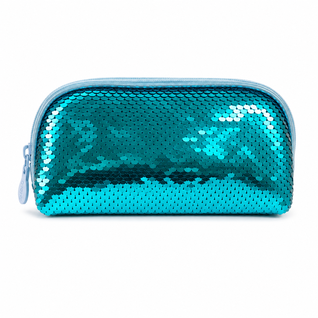 Estuche de Lentejuelas Turquesa