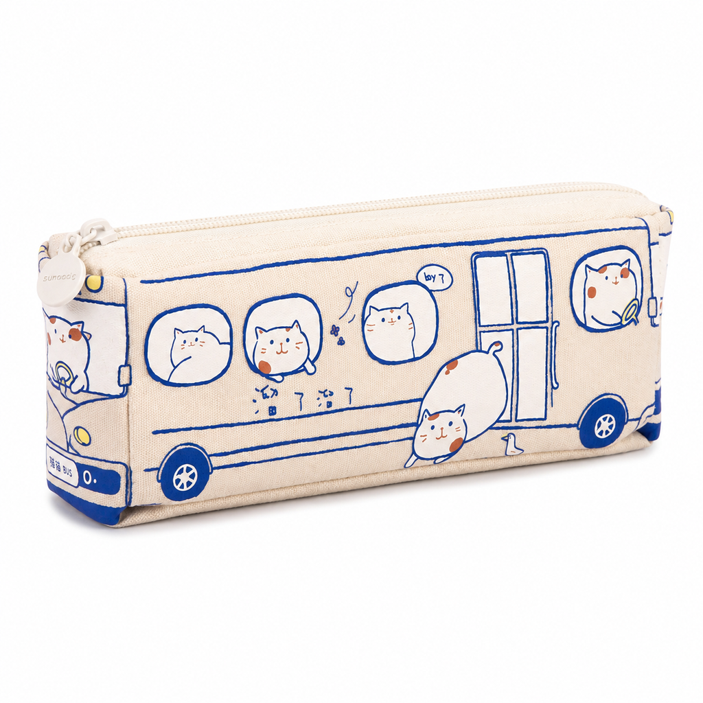 Estuche Gatitos en Autobús