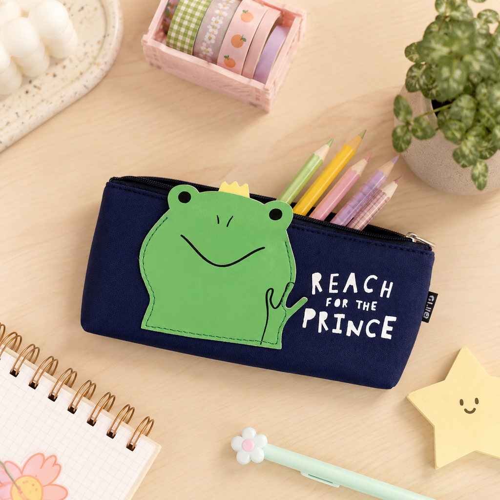 Estuche Escolar Rana Kawaii